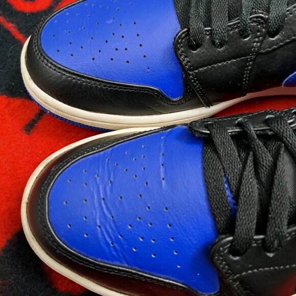 %SIZE 9.5 MEN NIKE JORDAN 1 MID ROYAL 554724-068 AJ18 main image 13